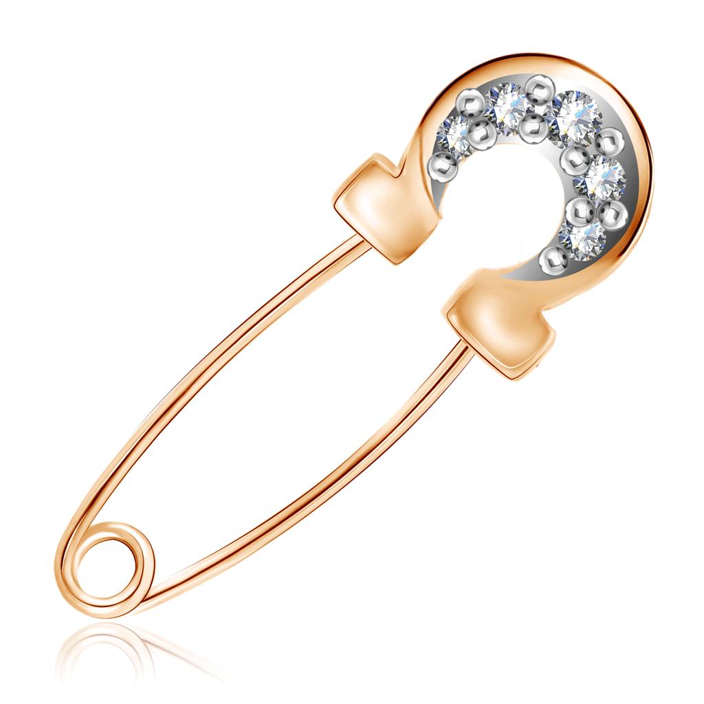 Брошь из золота Д0268-040165
Брошь из золота Д0268-040165