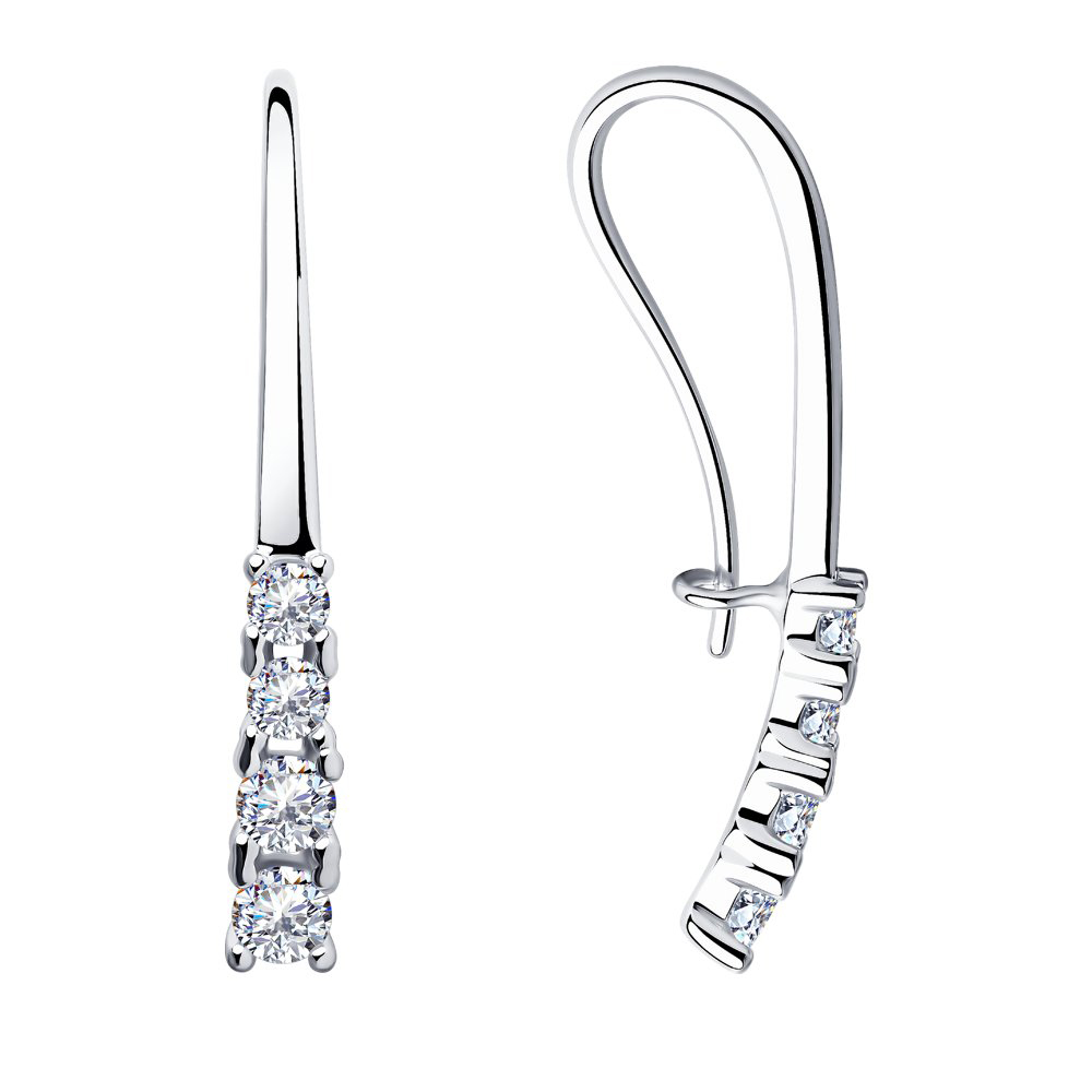 Серьги из серебра 94-120-00866-1 
Серьги из серебра 94-120-00866-1