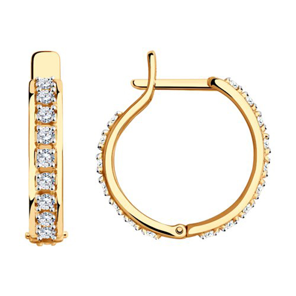 Серьги с английским замком из золота 028607
Серьги с английским замком из золота 028607