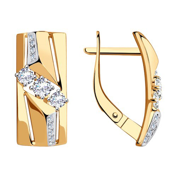 Серьги с английским замком из золота 028787
Серьги с английским замком из золота 028787