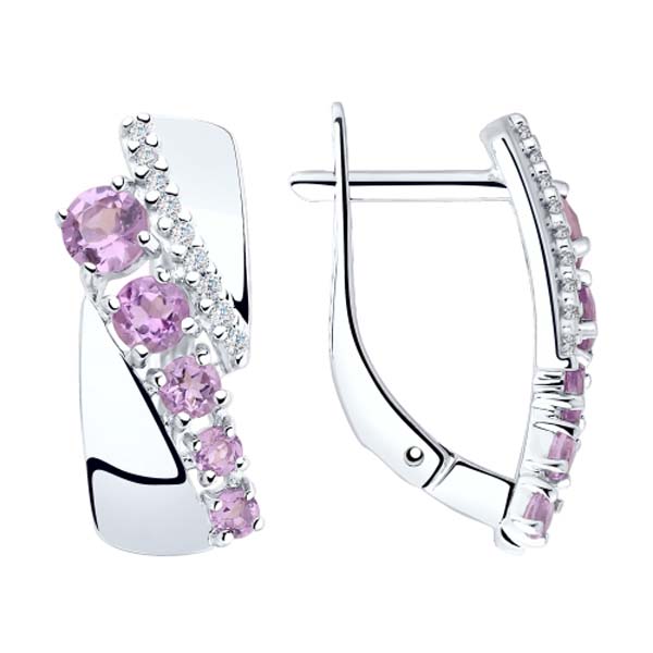 Серьги с английским замком из серебра 92022017 
Серьги с английским замком из серебра 92022017