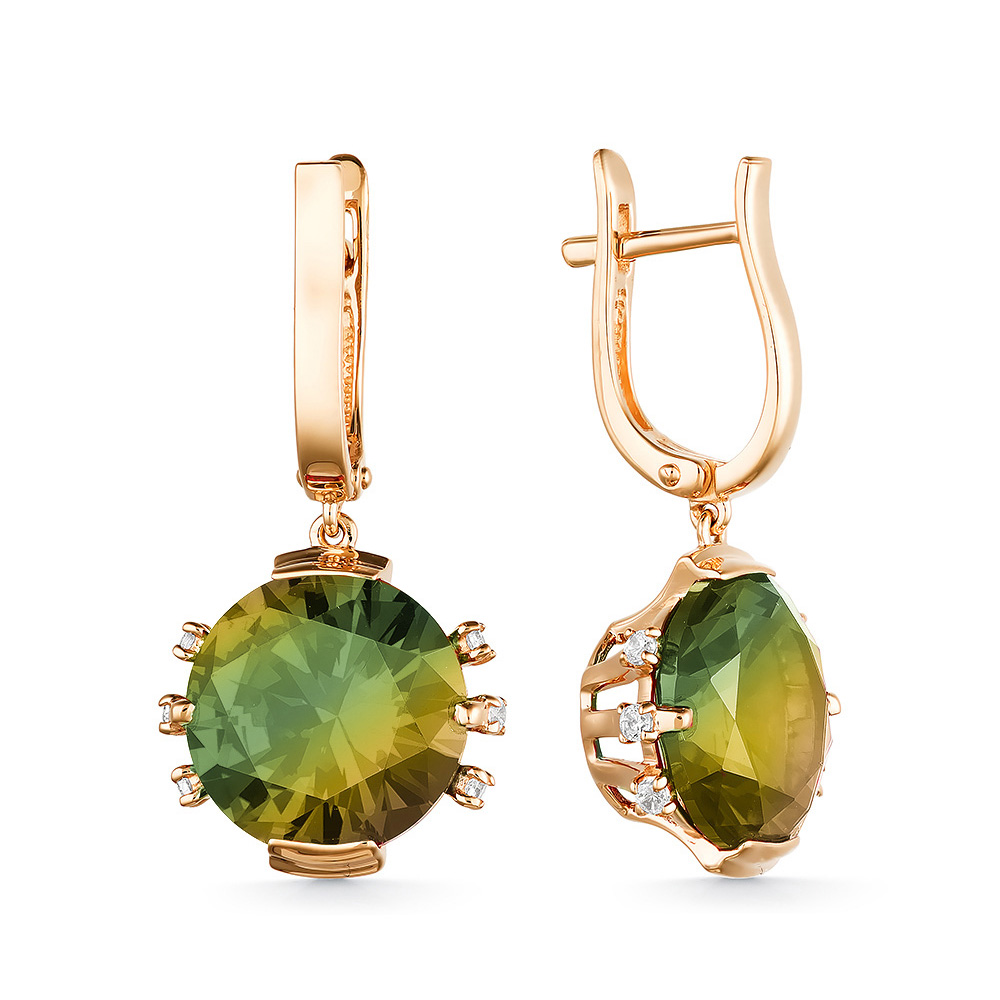 Серьги с английским замком из золота 21802923 
Серьги с английским замком из золота 21802923