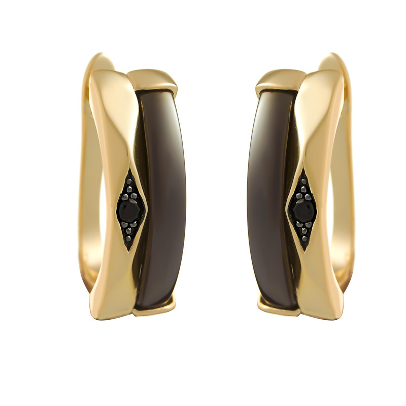 Серьги с английским замком из серебра TC-E01037-BR-L-X-X-B 
Серьги с английским замком из серебра TC-E01037-BR-L-X-X-B