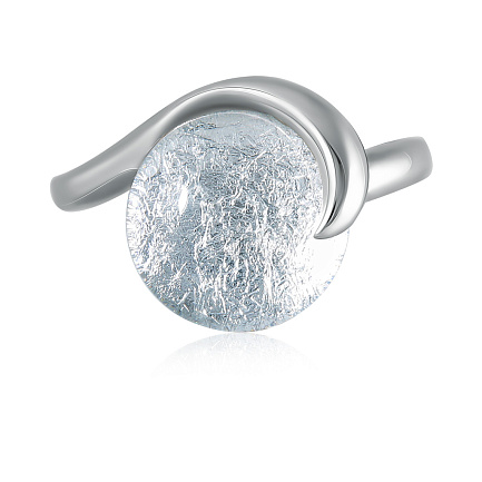 Кольцо из серебра с ювелирной смолой
