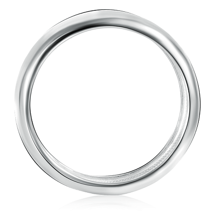Парное кольцо из серебра с фианитом