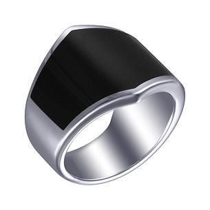 Кольцо из серебра с эмалью