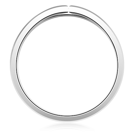 Кольцо из серебра без камней
