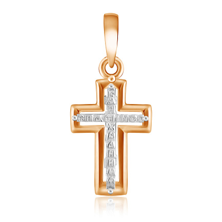 Крест из красного золота