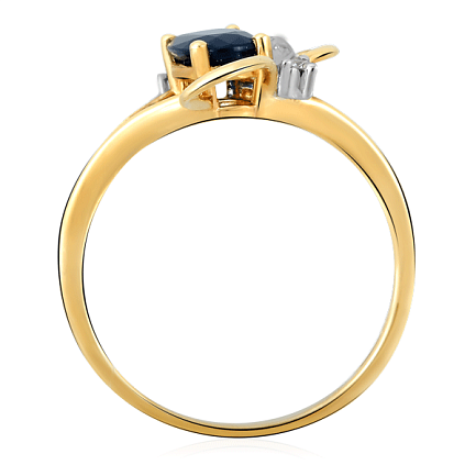 Кольцо с сапфиром из золота