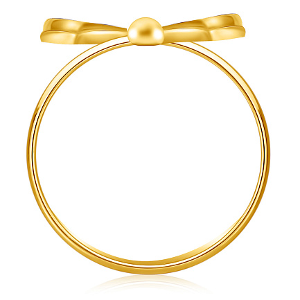 Кольцо из желтого золота с бриллиантами, гранатом