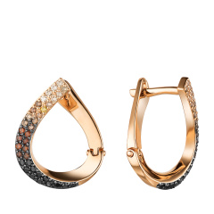 Серьги с английским замком 24293-118