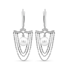 Серьги с английским замком 12-11622-1500