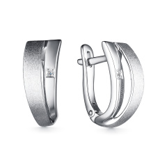 Серьги с английским замком 02-3793/000Б-00