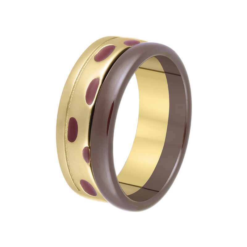 

Кольцо из серебра TC-R00680-BR-L-X-BR-X