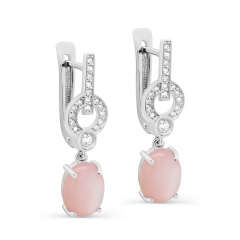 Серьги с английским замком 12-401-86200