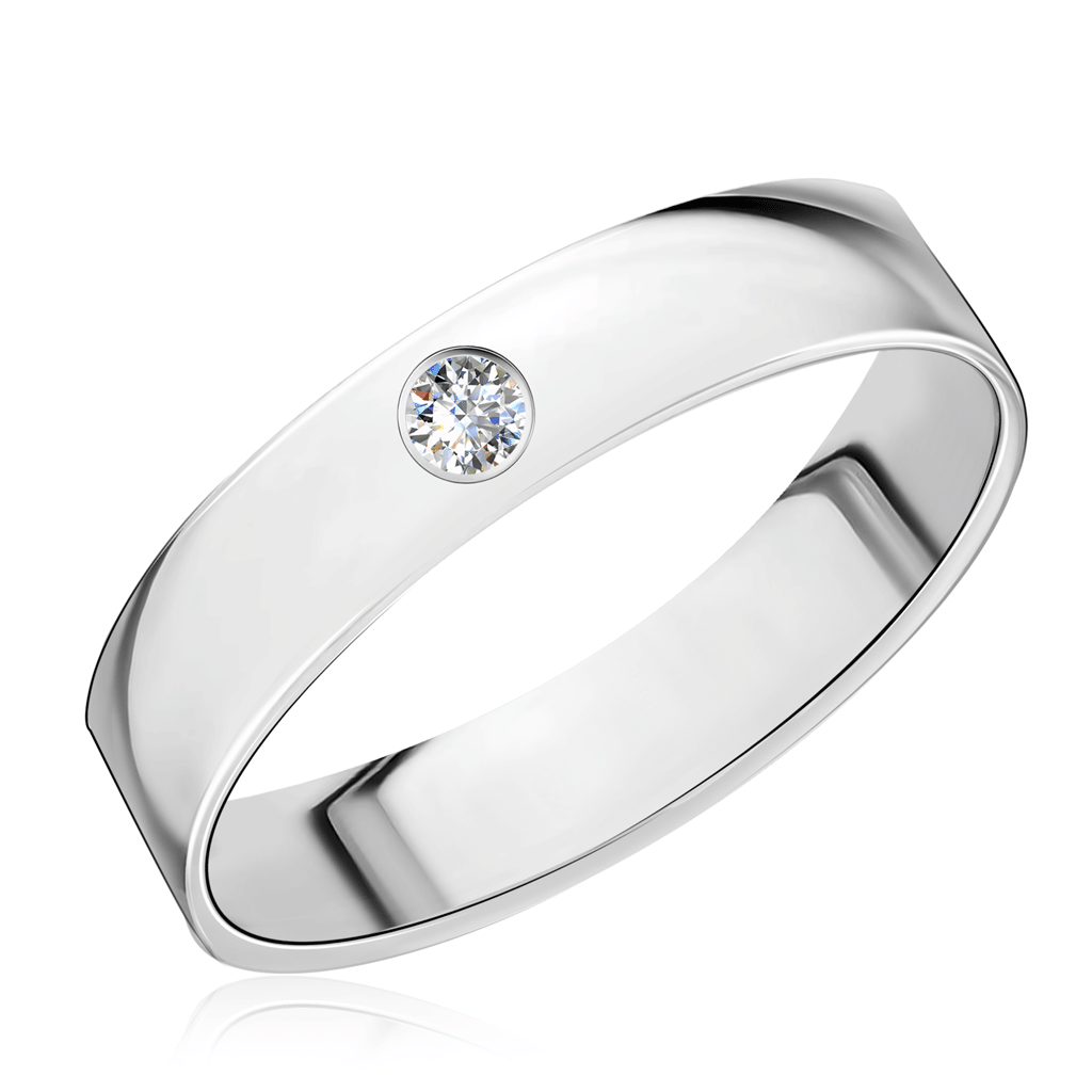 Золотое обручальное кольцо с бриллиантом золотое кольцо 8 е изд