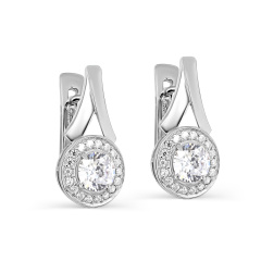 Серьги с английским замком 12-496-7900