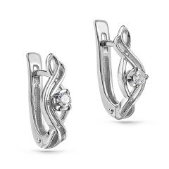 Серьги с английским замком 12-11242-1000