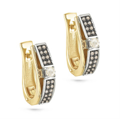 Серьги с английским замком 12-2773-9200