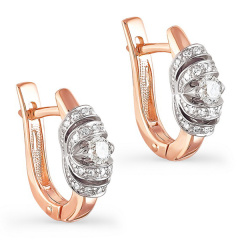 Серьги с английским замком 12-0771-1000