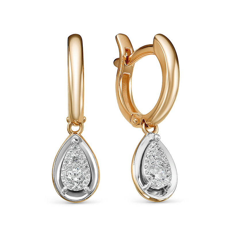 Серьги с английским замком БР121519р купить в интернет-магазине ...