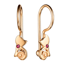 Серьги детские 24629-103