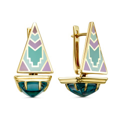 Серьги с английским замком 12-892-62601