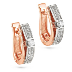 Серьги с английским замком 12-0773-1000