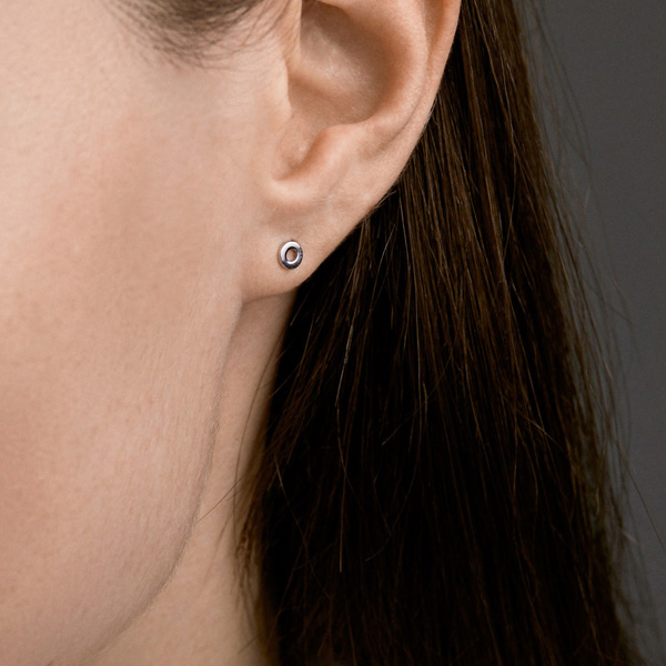 Серьга одиночная из золота