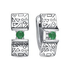Серьги с английским замком 12-759-1202