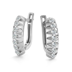 Серьги с английским замком 27094-200