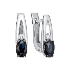 Серьги с английским замком 12-12077-1189