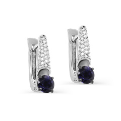 Серьги с английским замком 12-11790-21300