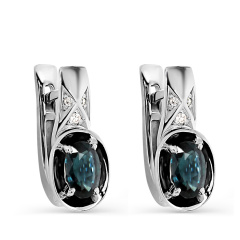 Серьги с английским замком 12-11597-1100