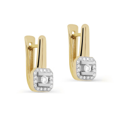 Серьги с английским замком 12-21455-1000