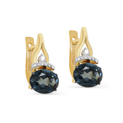 Серьги с английским замком 12-21724-2300