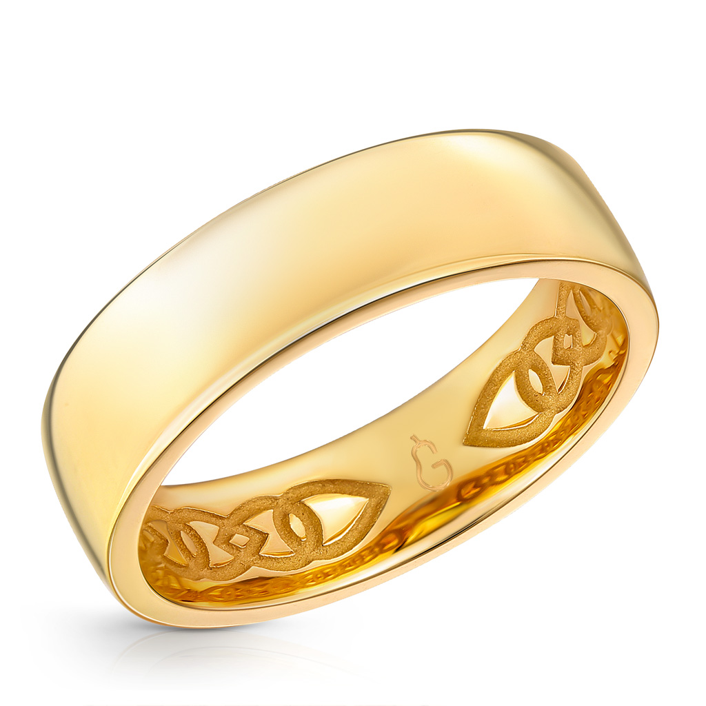 Кольцо обручальное из желтого золота 45510607205