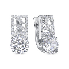 Серьги с английским замком 12-912-7900