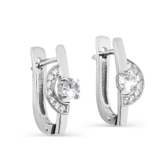 Серьги с английским замком 12-404-7900