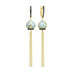 Серьги с английским замком 12-967-41005