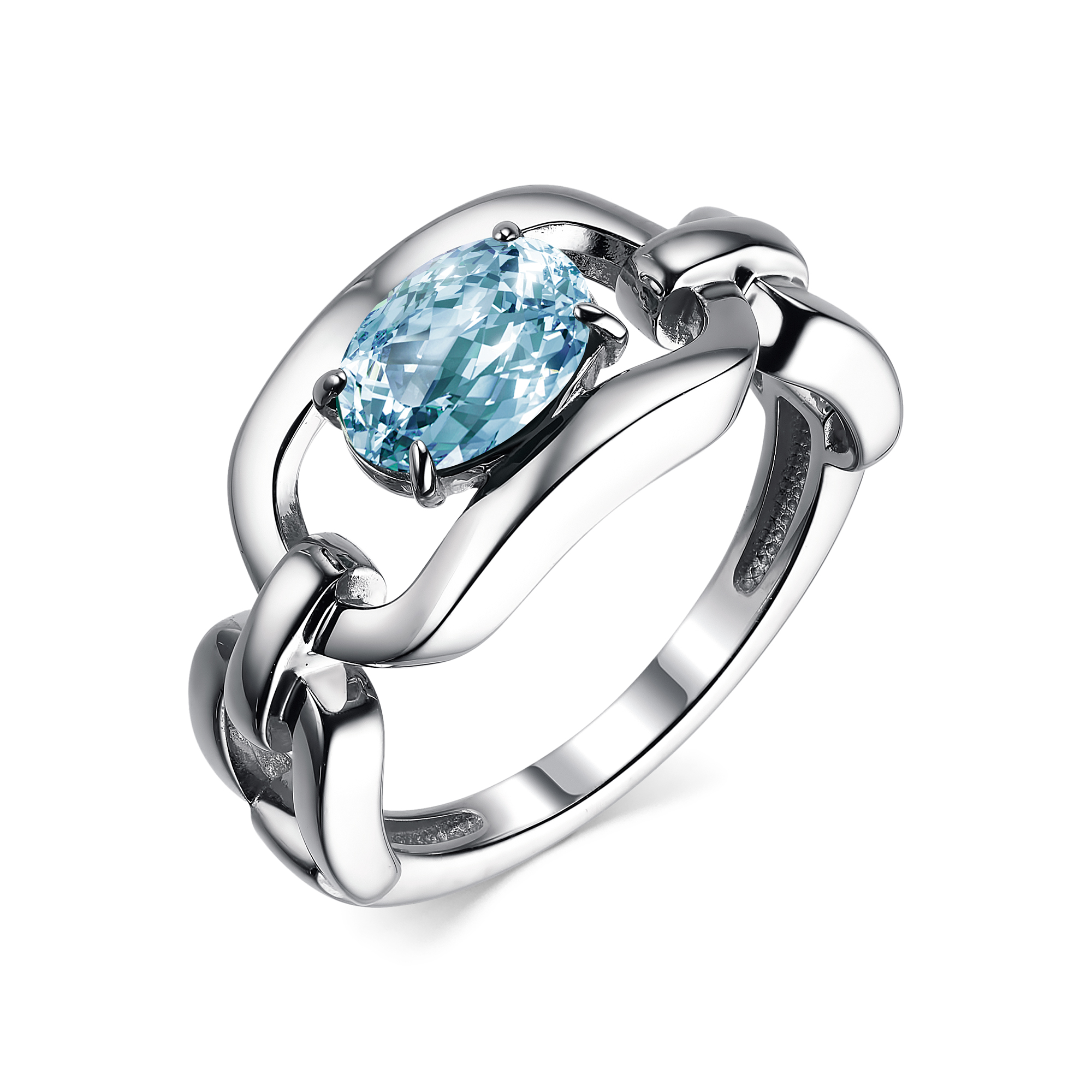 Кольцо из серебра кольцо из серебра р 17 5 кристалл мечты 101971980 топаз фианит