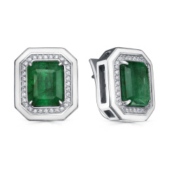 Серьги с английским замком 12-12074-1210