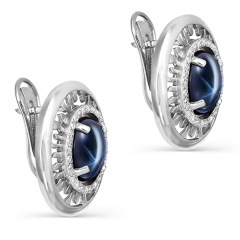 Серьги с английским замком 12-1574-1400