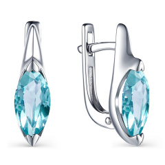 Серьги с английским замком 02-1599/00ТБ-00