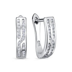 Серьги с английским замком 2-9218-7900