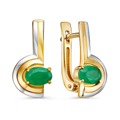 Серьги с английским замком 12-503-1287
