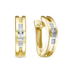 Серьги с английским замком 12-890-7831