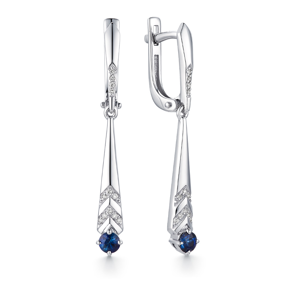 

Серьги с английским замком из золота 23325-202