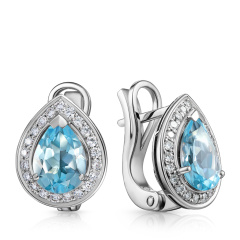 Серьги с английским замком 66819559000