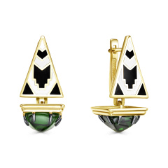 Серьги с английским замком 12-892-60490